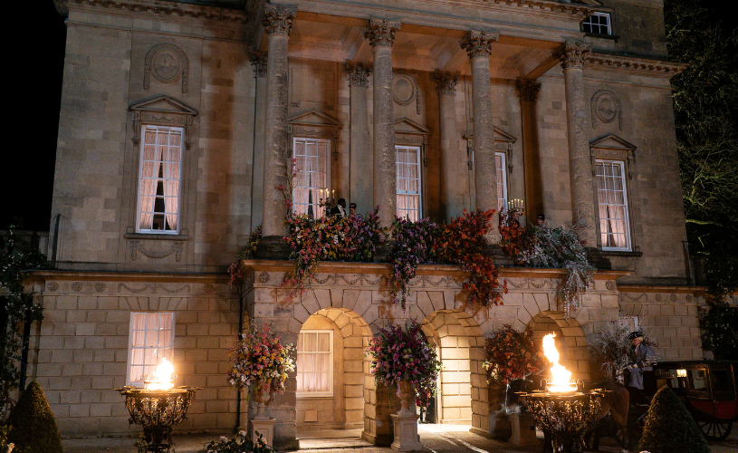 Holburne Museum exterior filming for Bridgerton